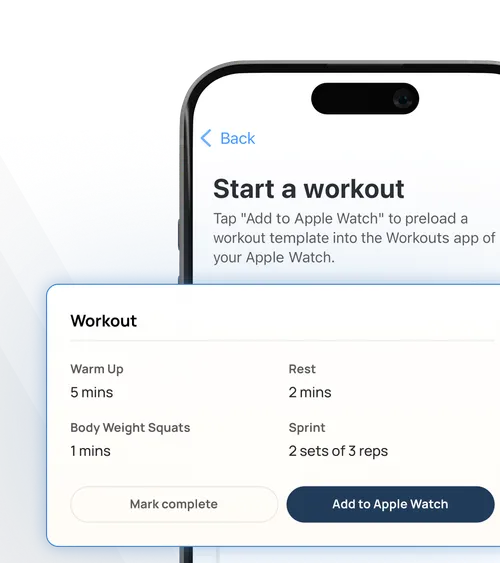 Exercise plan