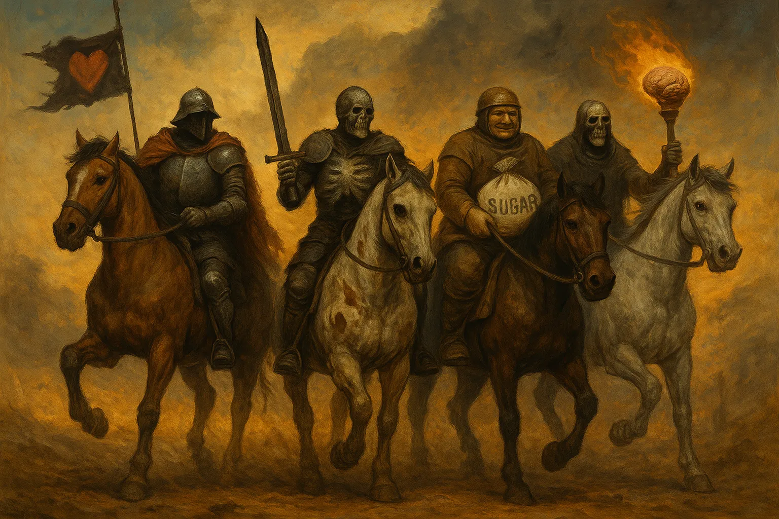 Four horsemen of longevity