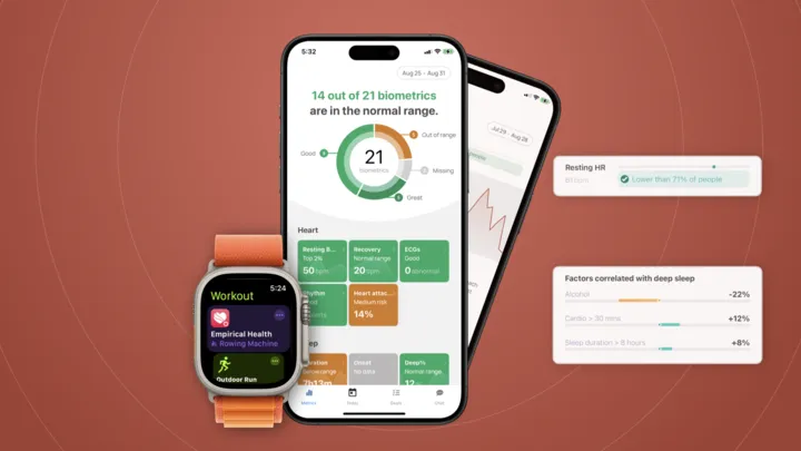 Summarize all your Apple Watch vitals into a health report