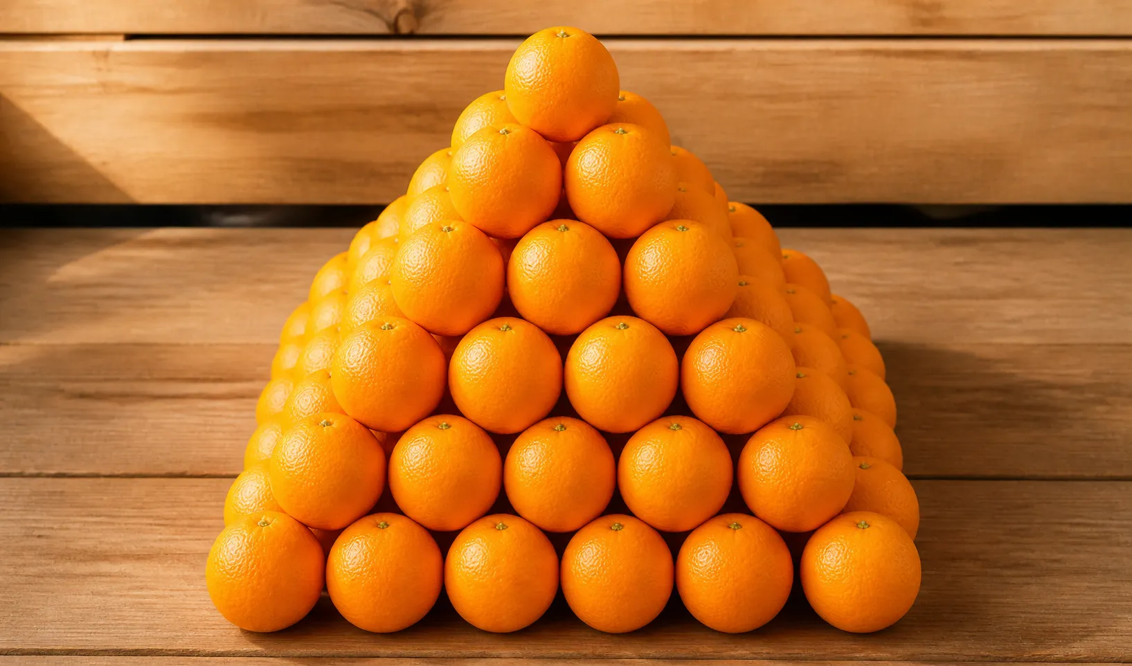 Stacking oranges in 24 dimensions